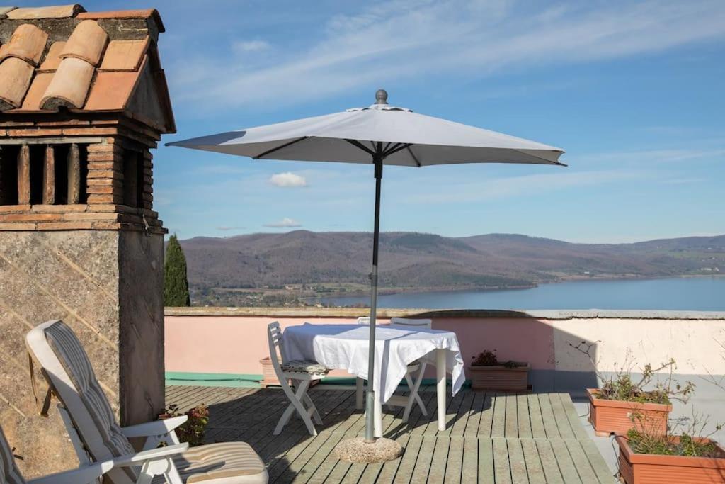 布拉恰诺La Terrazza Nel Borgo公寓 外观 照片